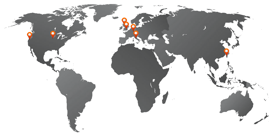 Map of Global IT support